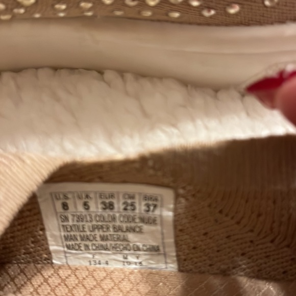 Sketchers light pink with bling Size 8 sneakers - Picture 8 of 8